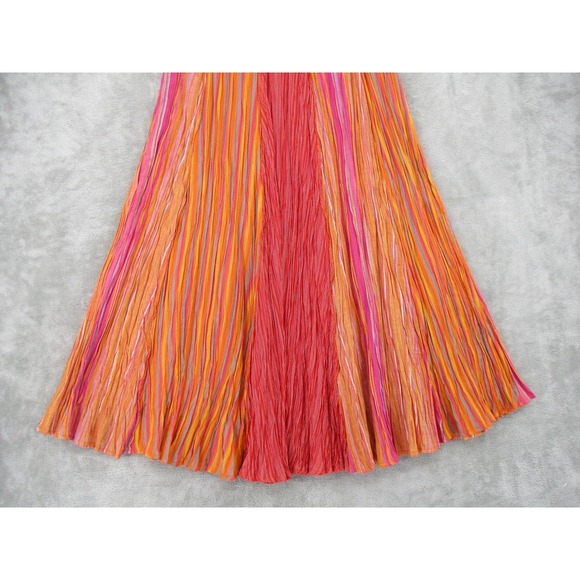 Coldwater Creek Skirt Womens XS Midi Broomstick Modest Boho Artsy Art to Wear - Picture 4 of 9